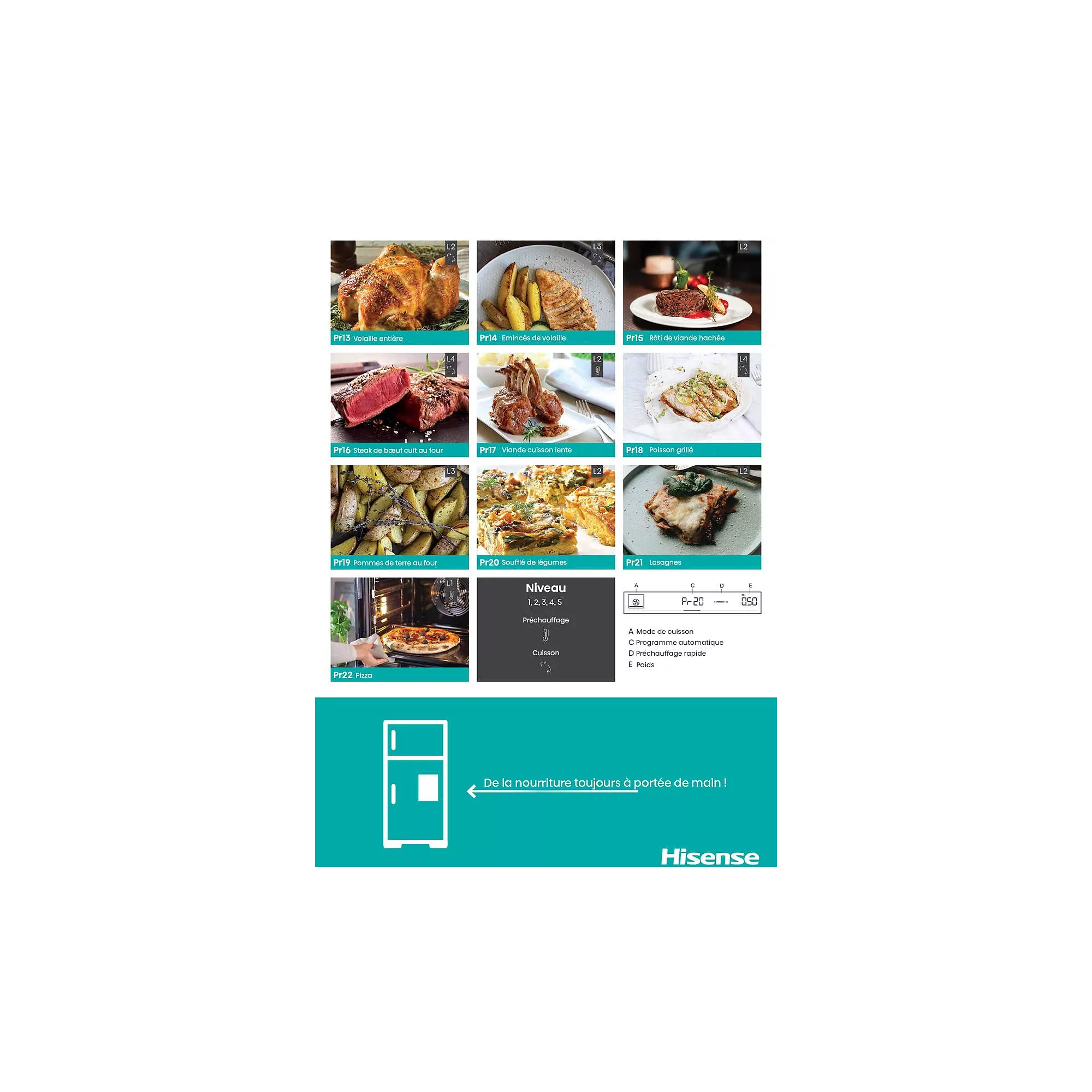 Four encastrable Hisense O643PX – Image 16