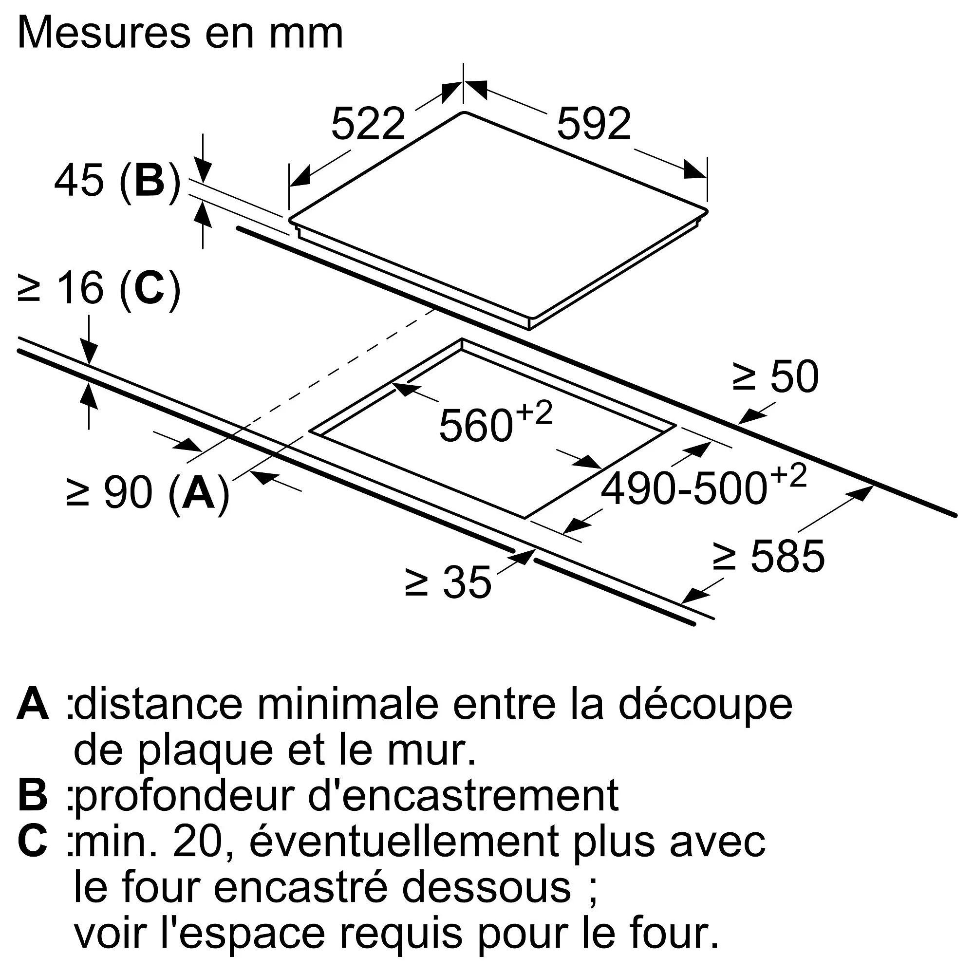 Plaque vitrocéramique Bosch PKK61SBB8F – Image 5