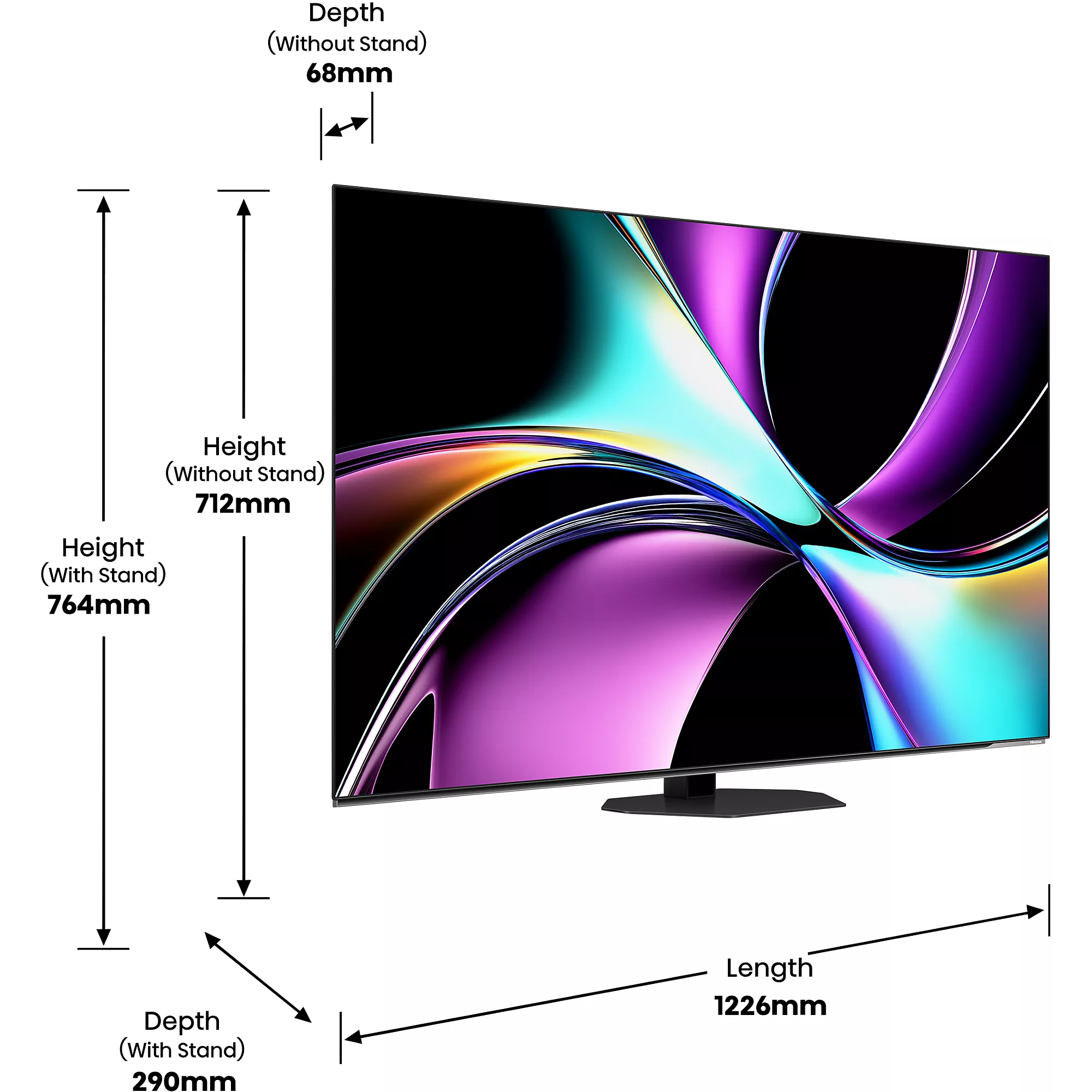 Téléviseur OLED Hisense 55A85Q 2025 – 55″ (139 cm) – Image 5