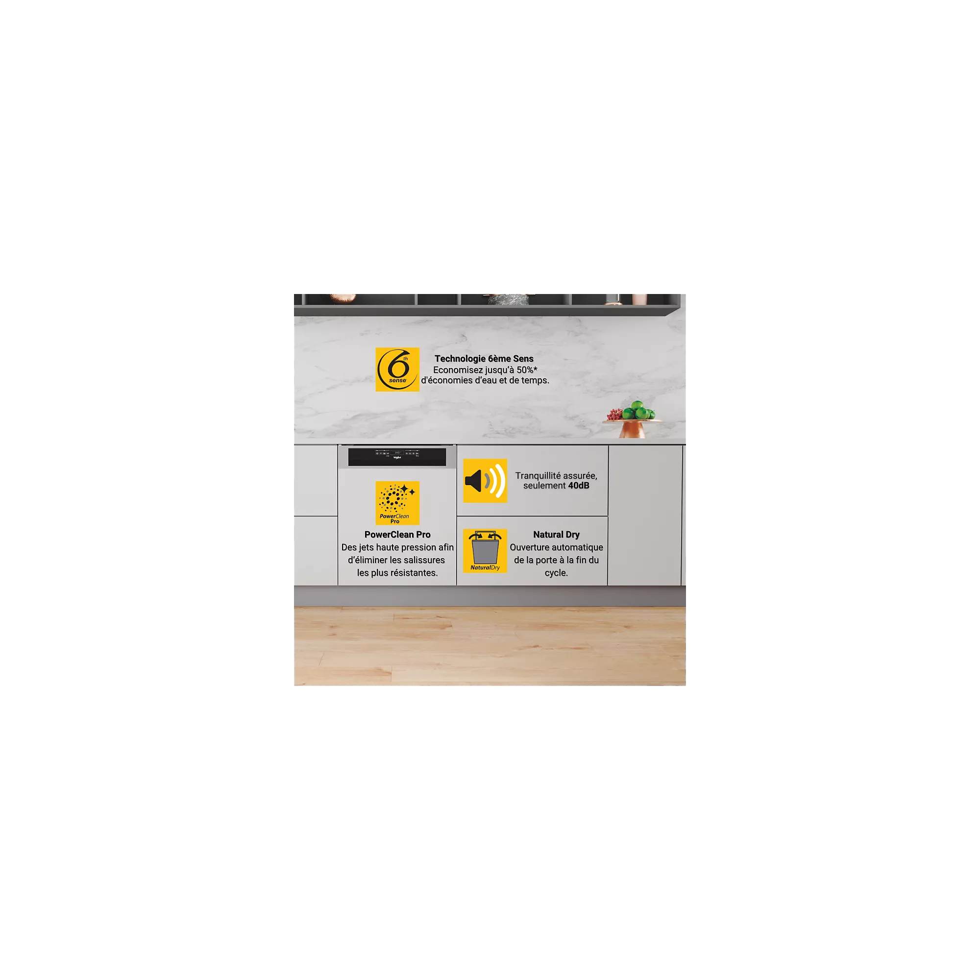 Lave vaisselle encastrable WHIRLPOOL WD0BD851AX – Image 12