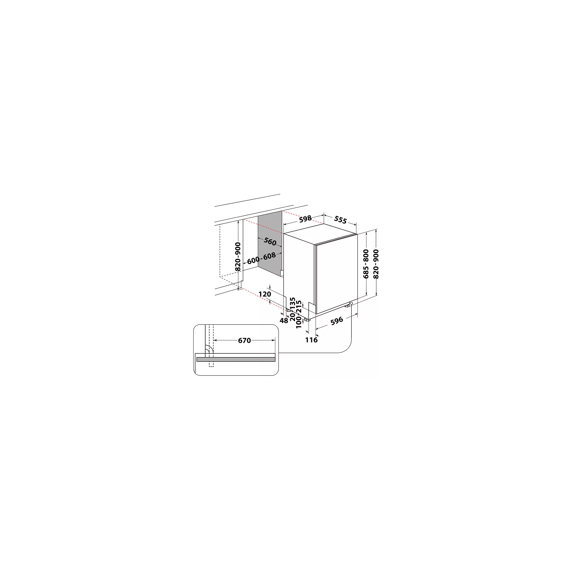 Lave-vaisselle encastrable Indesit IN2IC14BN7S1 – Image 10