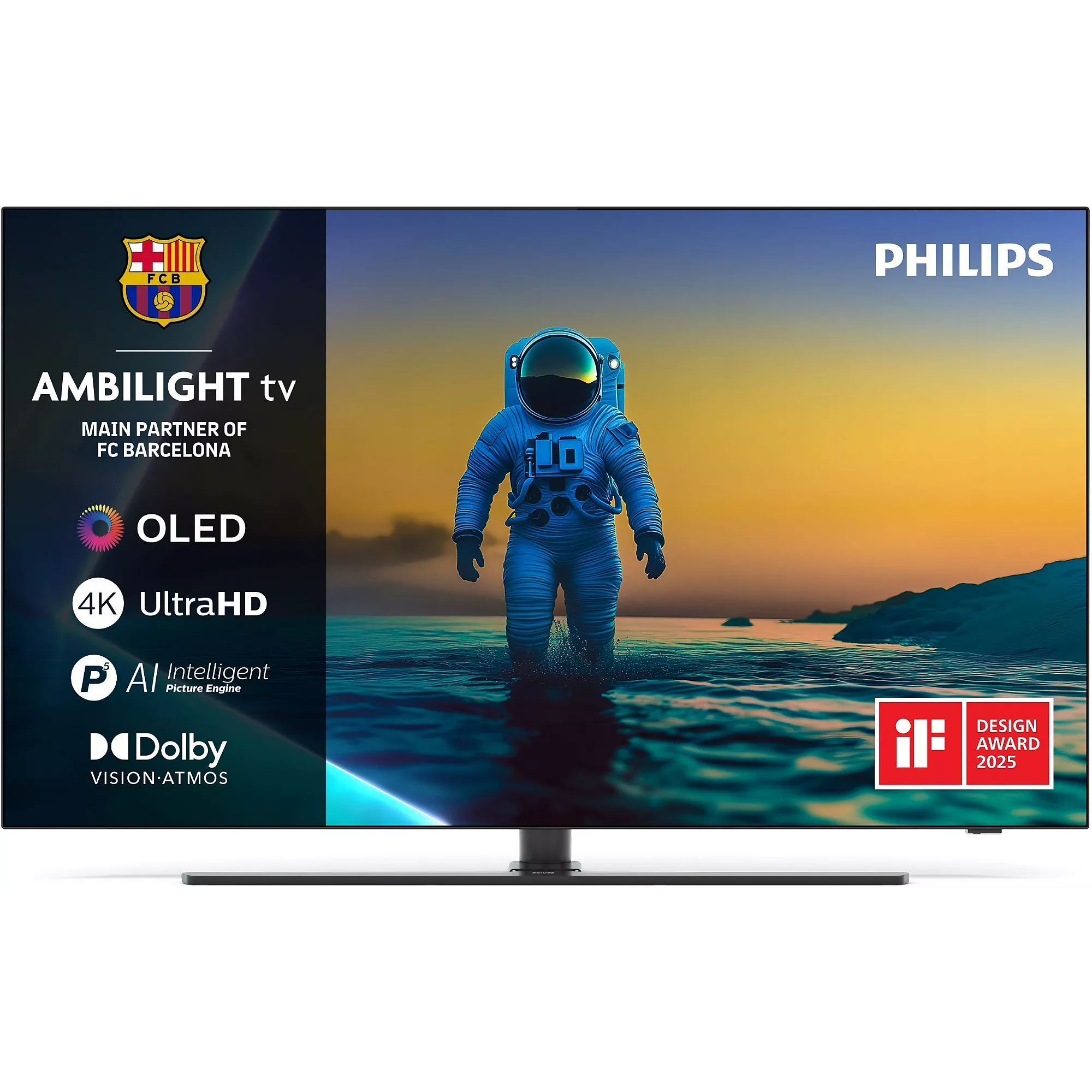 Téléviseur OLED Philips 55OLED850 Ambilight 2025 – 55″ (139 cm)
