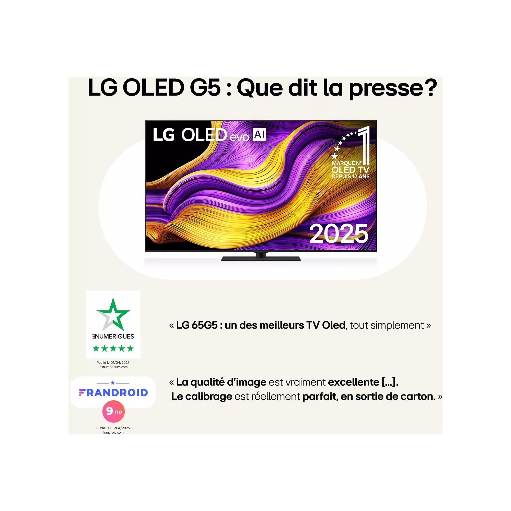 Téléviseur OLED LG OLED65G5 2025 – 65″ (164 cm) – Image 15