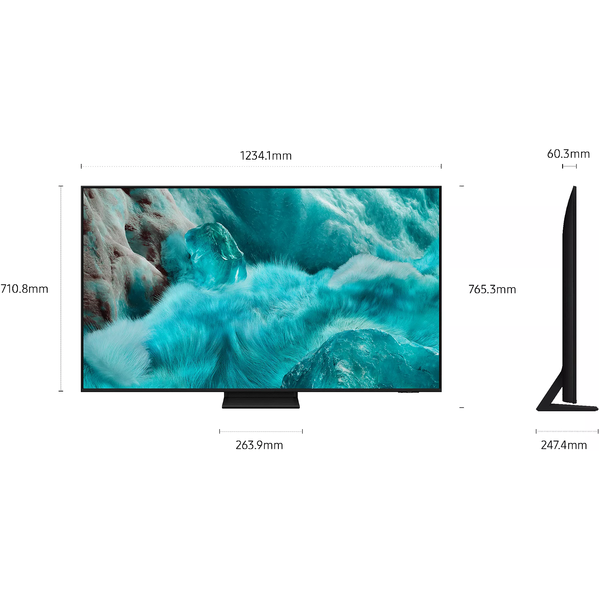 TV QLED Samsung TQ55Q7F5 4K AI SmartTV 2025 – Image 2