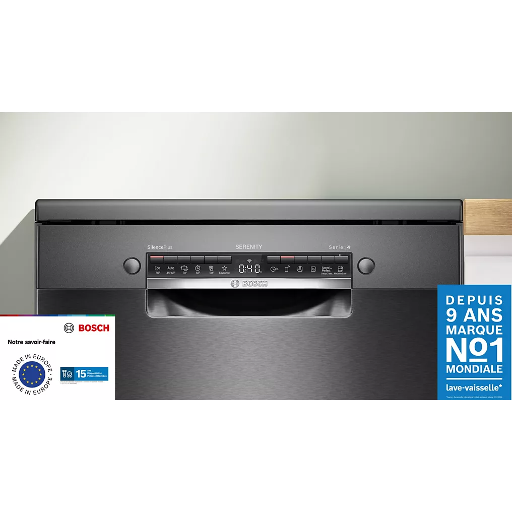 Lave vaisselle 60 cm BOSCH Serenity Série 4 Silence Plus – Image 12